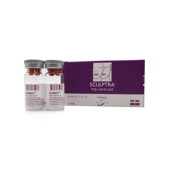 

sculptra injections aesthetics injectable poly-l-lactic acid 2vials x150mg