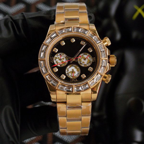 

watch mens watches automatic imported mechanical movement wristwatch sapphire wristwatches 40mm fashion watch stainless steel strap, Slivery;brown