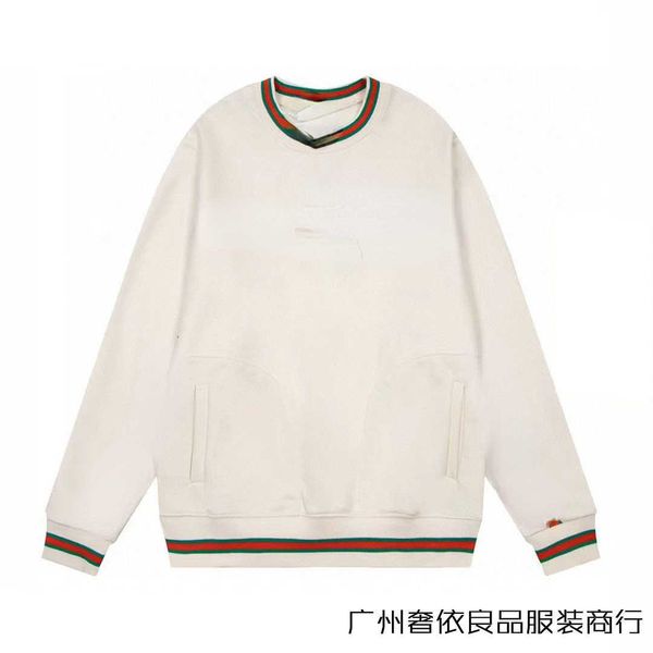 

men's hoodies the right version fashion brand print pocket round neck long sleeve casual loose size s, Black