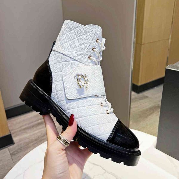 

2022 designer channel boots shoes nude black pointed toe mid heel long short boots shoes hhx