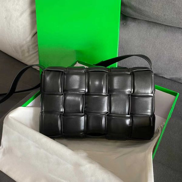 

evening bags leather woven bag women's messenger shoulder bag cassette leather