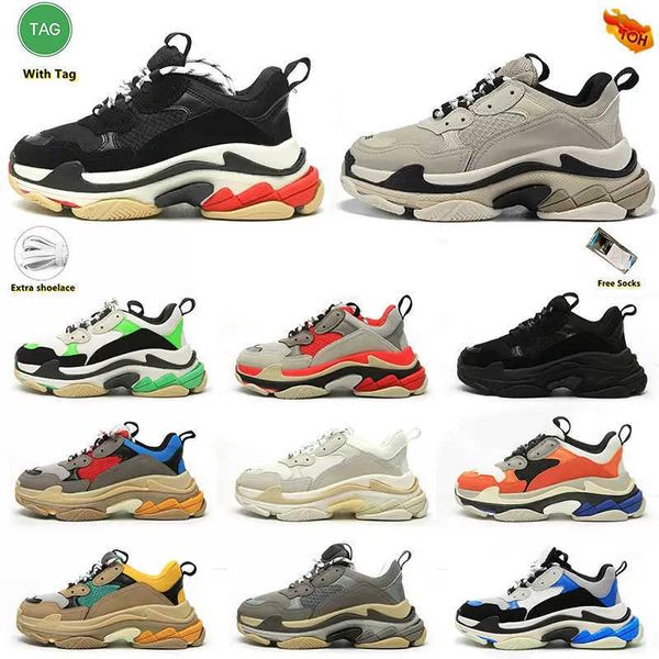 

shoes casual roller platform sneakers mens trainers tennis 36-45 black white grey red pink blue green light tan sports fashion triple s men