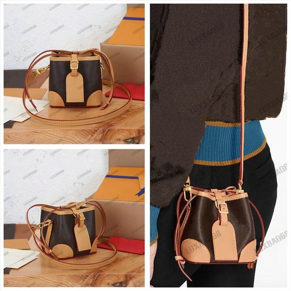 

noe purse mini shoulder bag m57099 women's monograms wallets small leather goods pouch crossbody designer clutch drawstring bag