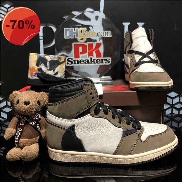 

jumpman basketball shoes sports trainers sneakers designer retro dark mocha university blue shadow chicago silver toe brand men women 1 1s