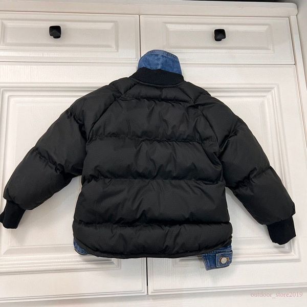 

2022 baby coat parkas winter down jacket autumn winter boys girls cotton-padded parka coats thicken warm jackets kids outwear, Red