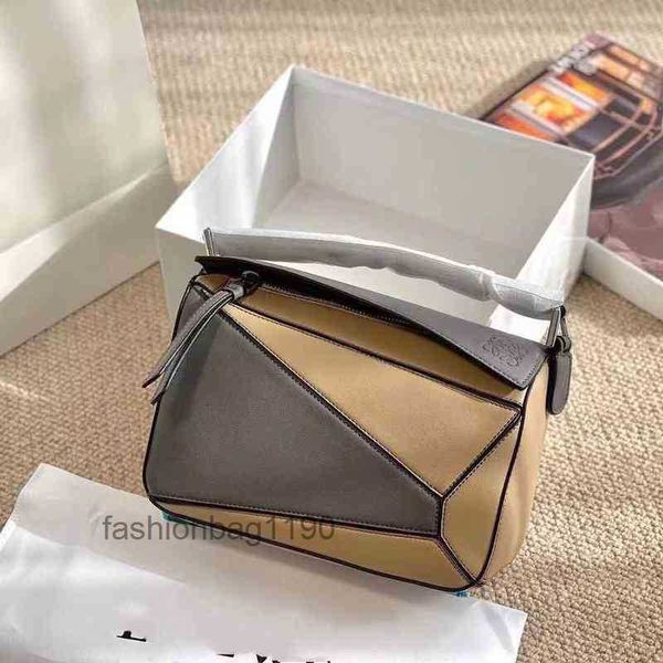 

loews handbag women shoulder bag designer 2022 bags color geometric large capacity single messenger multi purpose puzzl 846g