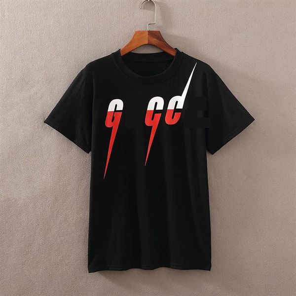 

men t shirt stylist made in italy fashion short sleeved letters printed cotton t-shirt clothing s-2xl2370, White;black