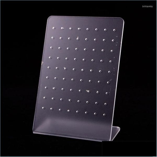 

jewelry pouches bags jewelry pouches 72 holes showcase rack plastic earring board holder ear studs display stand for women drop del dhwg4, Pink;blue