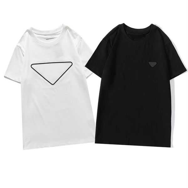 

2021 summer fashion casual new men's wear designer short sleeve t-shirt whole black white t shirt 100% 2727, White;black