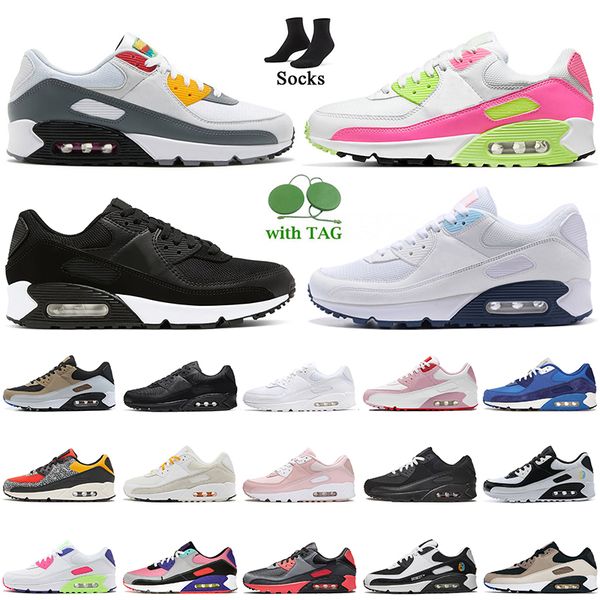 

90shoes women mens outdoor sport running shoes with socks valentines day black white navy blue violet light smoke grey unc history natural c
