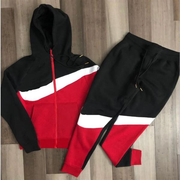 

designer tracksuits luxury sweat autumn brand mens jogger suits jacket pants sporting women suit hip hop sets 98z, Gray
