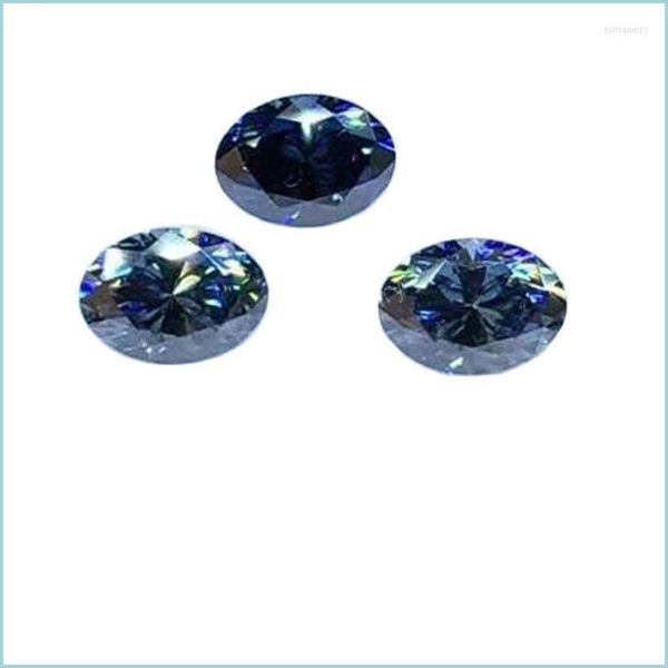 

other other 5a deep blue color oval shape cut loose diamond moissanites stone for test positive with gra certificate brit22 drop del dhaqp