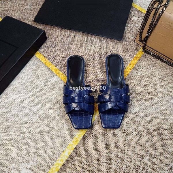 

sandal tribute mules slides sandals slippers smooth leather cassandra flat women beach shoes slide sandal slipper flip flops pk yslity xqu, Black