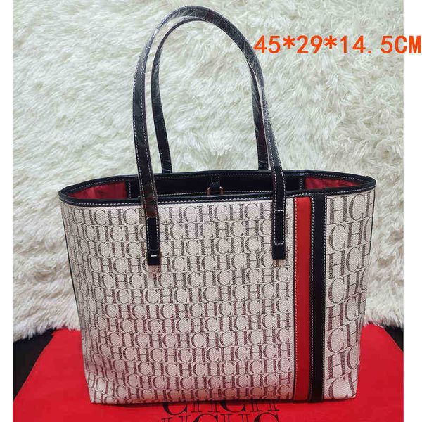 

2021new fashionable woman large capacity handbag letter ch 220623