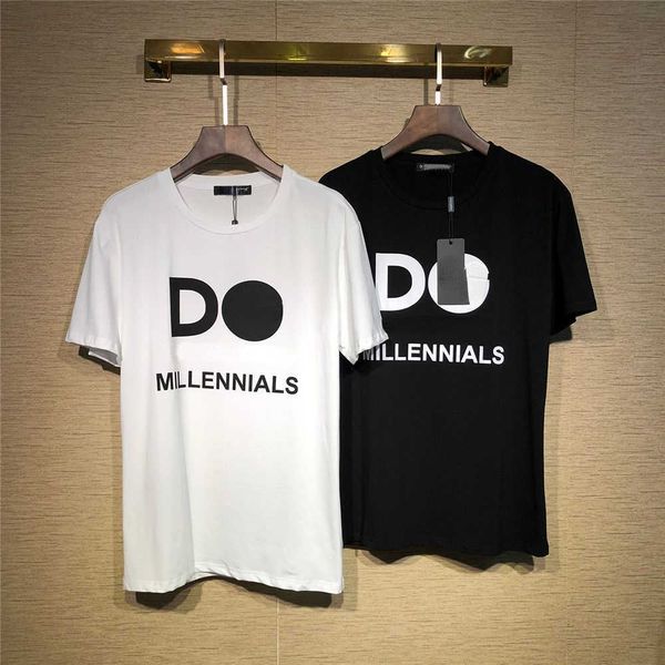 

summer short sleeve t shirt mens sweatshirt d 22 g designer t-shirt printed cotton round neck pullover sport tee, White;black