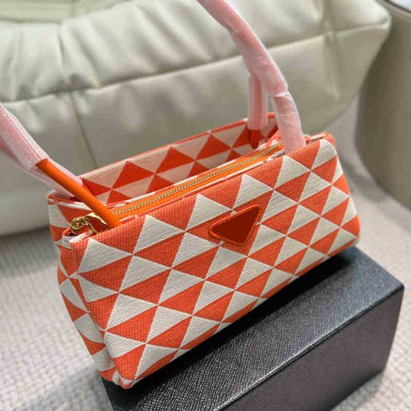 

evening bags tote bag designer travel bags women handbags purses fashion color matching triangle totes bag luxury shoulder shopping 220917