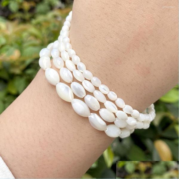 

other other white mother of pearl shell beads oval seashell loose spacer necklace bracelet accessory for jewelry making diyother bri dhnli