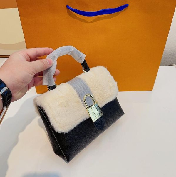 

designer bag bag monograms bb m46318 shoulder 2022 soft cream wool with winter locky canvas designer luxurys handbag