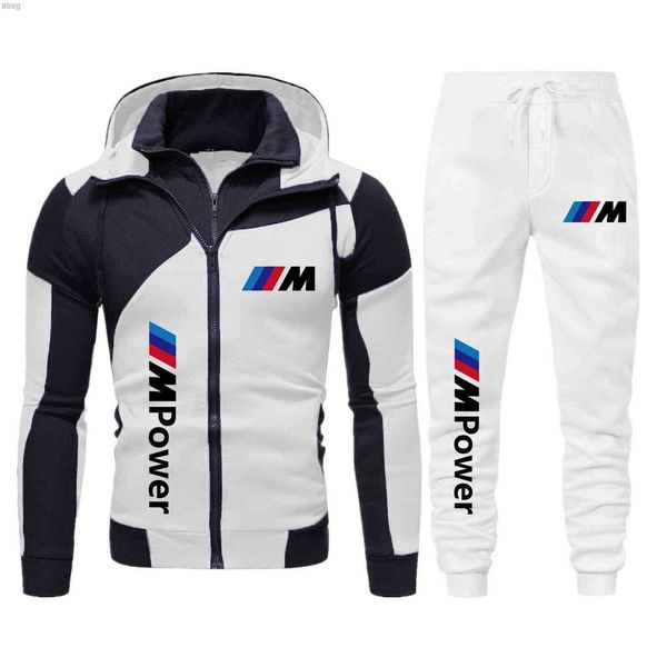 

men's hoodies sweatshirts 2-piece defines sweater bmw energy impression of, Black