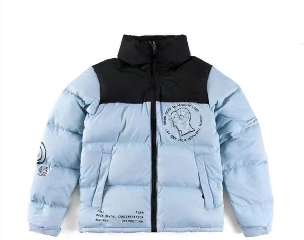 

mens down jacket women down warm parka men black puffer jackets letter print clothing outwear windbreaker winter fashion for male couples sh