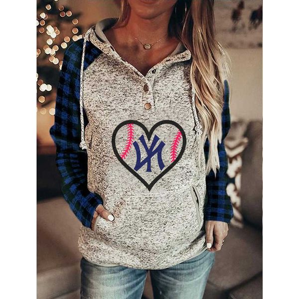 

women's hoodies sweatshirts 2022 new pattern printing fashion trend crew neck hoodie casual sweater women t221020, Black
