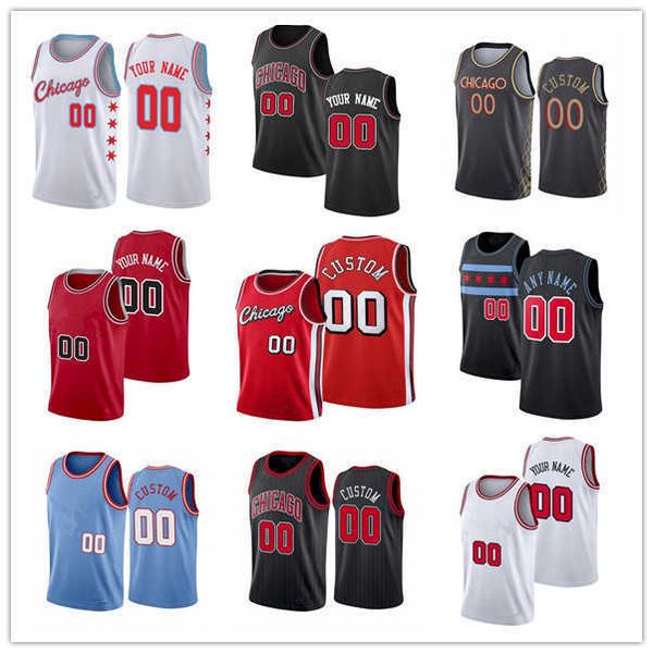 

chicago''bulls''custom mens womens youth 25 dalen terry 37 kostas antetokounmpo demar 11 derozan zach 8 lavine michael 2, Black;red