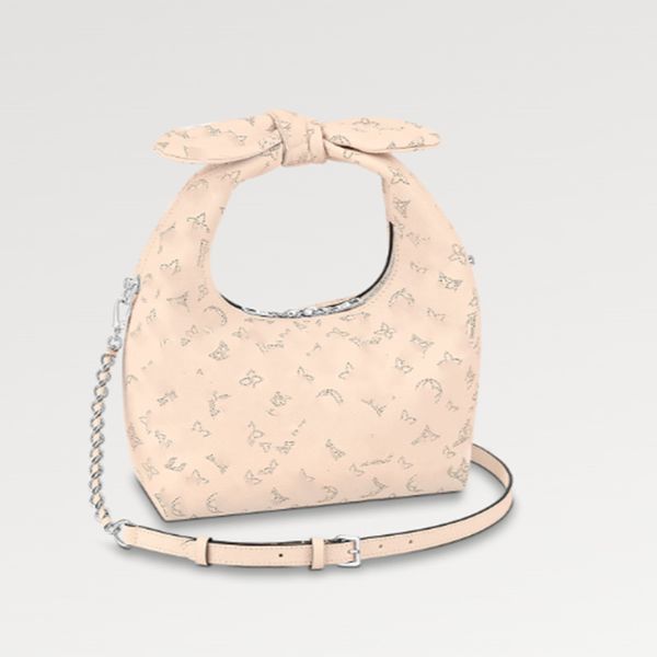 

women's evening bags why knot pm bags perforated mahina leather hobos m20700 women designer fashion totes braided chain shoulder cross