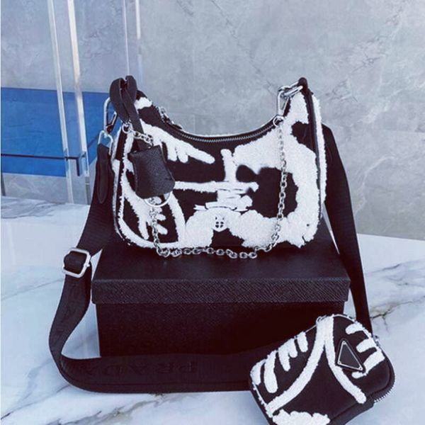 

evening bags luxuries designer women hobo bags handbag chain shoulder bag floral lambwool embroidery twill stripes strap canvas highs qualit