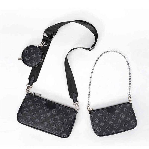 

famous brand designer 3-in-1 shoulder bag women vintage printing purse and hand bags for luxury crossbody handbag female 2111033194