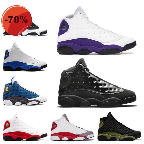 

new court purple 13 13s men basketball shoes he got game black cat melo class of 2003 dirty bred sports sneakers shoes 7-13