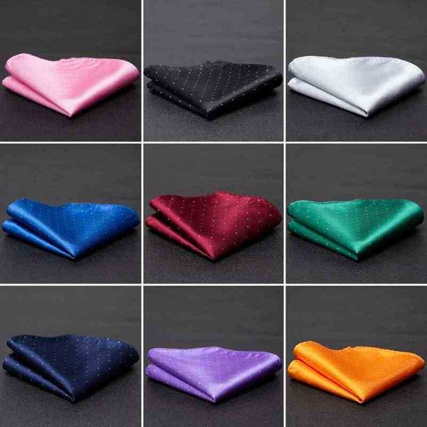 

men's tie fashion handkerchief black formal solid paisley pocker square suit business wedding party leisure hanky accessories j220816, Blue;white