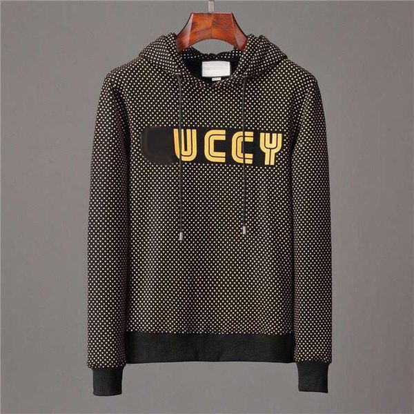 

2019ssluxury designer men hoodies light fleece sweatshirts fashion printed hooded pullovers weatshirts cotton hooded pullover hood243s, Black