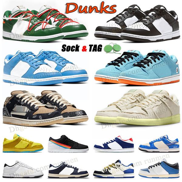 

designer running shoes lows big size 47 48 wholesale fashion sneaker panda black white triple pink green red cool grey oranges bears chunky