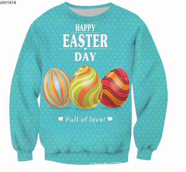 

easter egg trend essentials comfortable round neck sweater, Black
