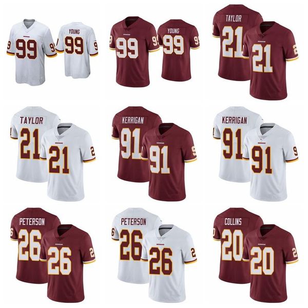 

ell jersey washington''redskins''men women''nfl''youth ryan kerrigan 26 adrian peterson 99 chase you, Black