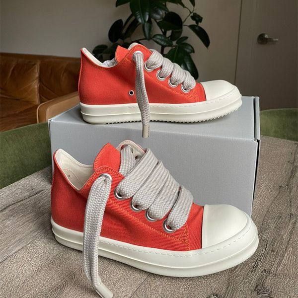 

22ss mage lace canvas trainer boots canvas hip hop orange comfortable rock botas, Black