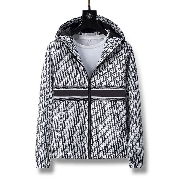 

2022 lovers mens jacket long sleeve windbreaker coats windrunner designer hoodie zipper men sweatshirt waterproof coat clothes m-3xl, Black;brown
