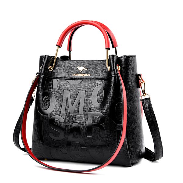 

casual bags women shoulder bags embossed pu leather womens bag designer female handbags messenger bags 26cm