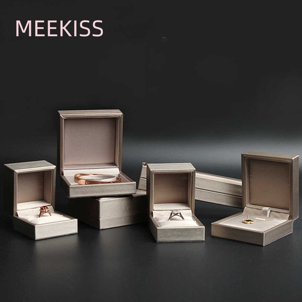 

jewelry boxes new satin cloth display holder with detachable lid ring gift necklace l221021, Black;white