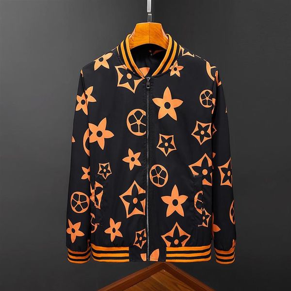 

fashion mens jacket goo d spring autumn outwear windbreaker zipper clothes jackets coat outside can sport asia size men's clo274i, Black;brown