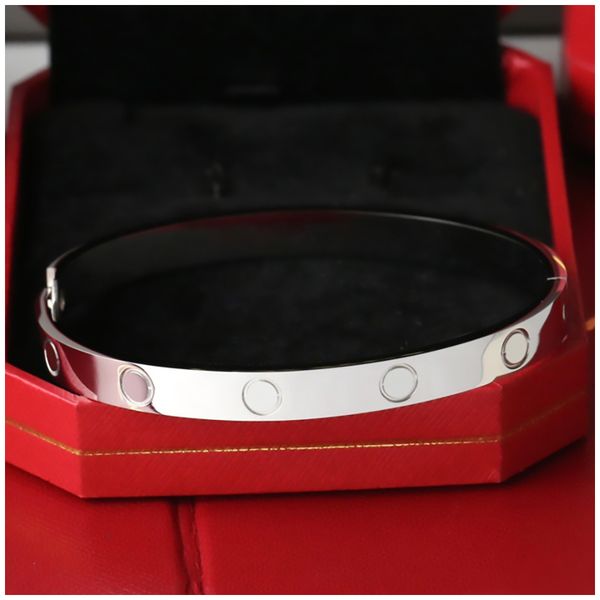 

love bracelet carti bracelets mens bangle promise braclets armband papa bangles permanent braclet pulsera dorada mujer bracciale placcato or, Black
