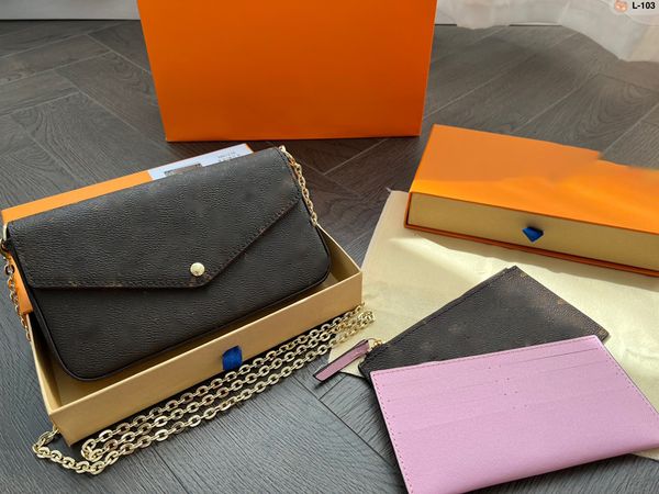 

shoulder bag luxury tote purse brand handbag message bags genuine leather cluth crossbody original 5a quality womens old flower wallet purse