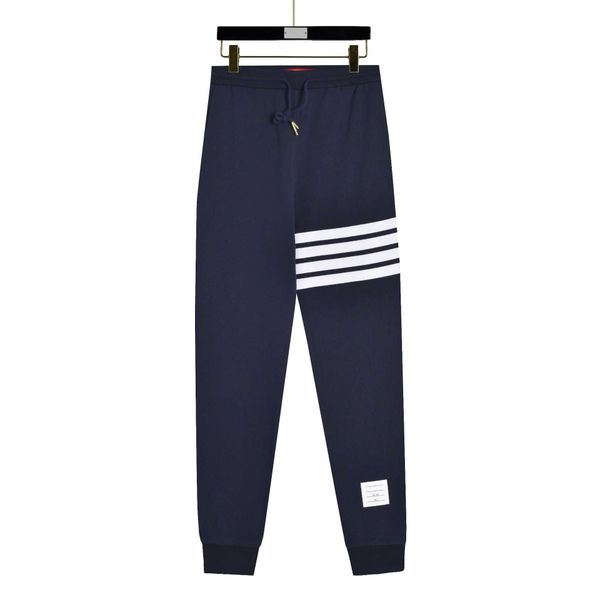 

2022 new men's and women's pants sweatpants fashion designer brand tb.thom high edition couple sports grey casual yarn dyed sanita, Black