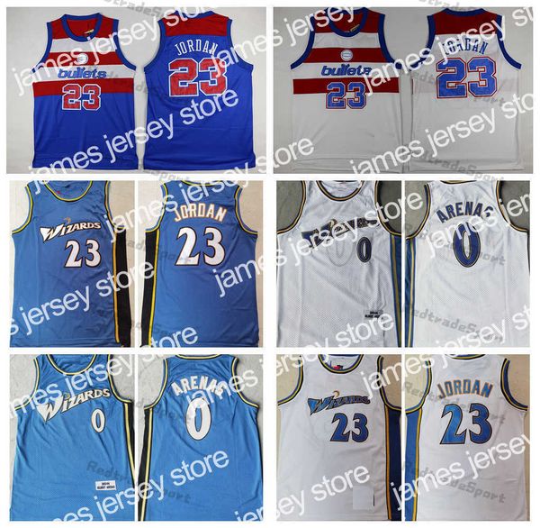 

basketball jerseys basketball jerseys mens vintage 2003-2004 gilbert arenas #0 bullets basketball jerseys 23 michael jodan blue white retro, Black;red