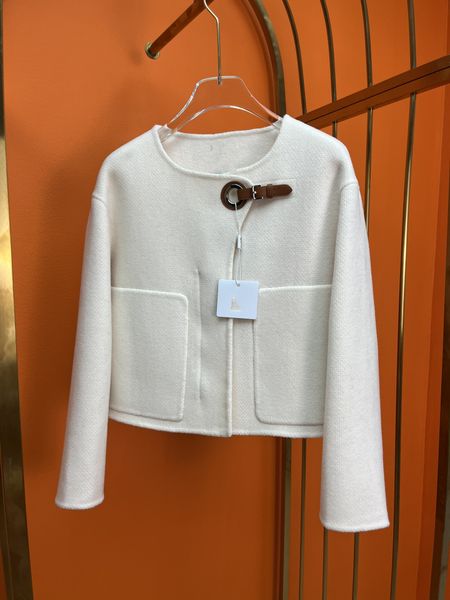 

women's jackets 2022 european fashion new placket ring buckle super short, Black;brown