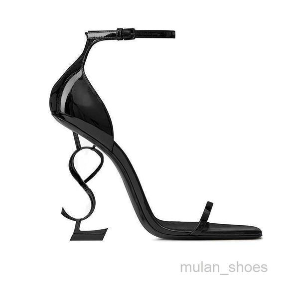 

2023 fashion dress shoes womens opyum pumps stiletto heel leather open toes party wedding black red brown luxurys designers 8  12 14cm