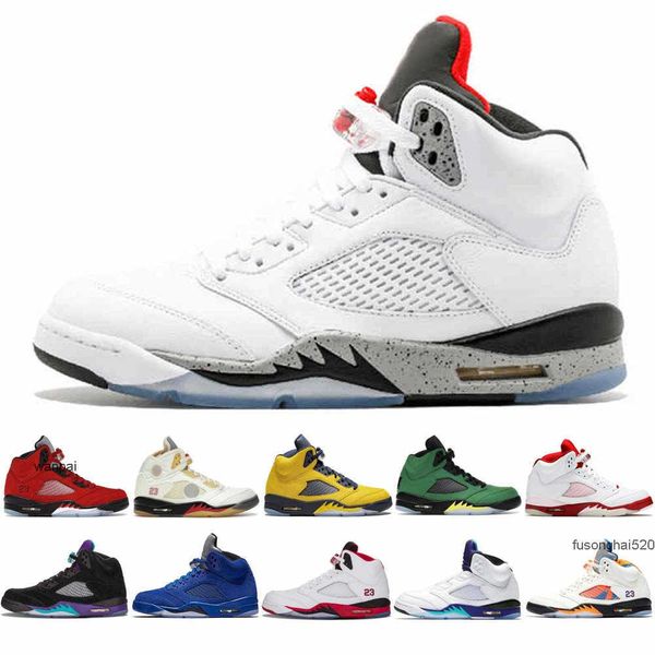 

2021 jumpman 5 mens basketball shoes fire red 5s transformers doernbecher oregon ducks what the alternate grape bel sneaker air jordon jorda, Black