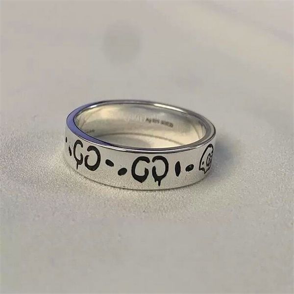 

2022 ring for man women rings fashion ghost designer jewelry sliver color, Silver