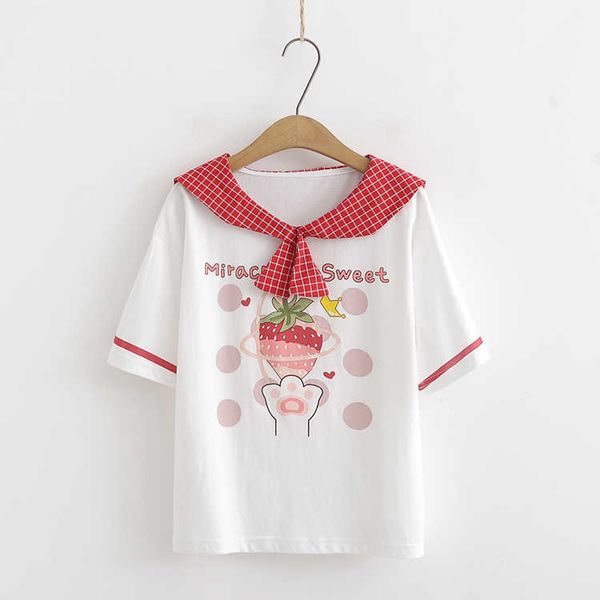 

gilrs students t shirts children short sleeve fruit lovely tees new arrival comfortable material meshable, Blue