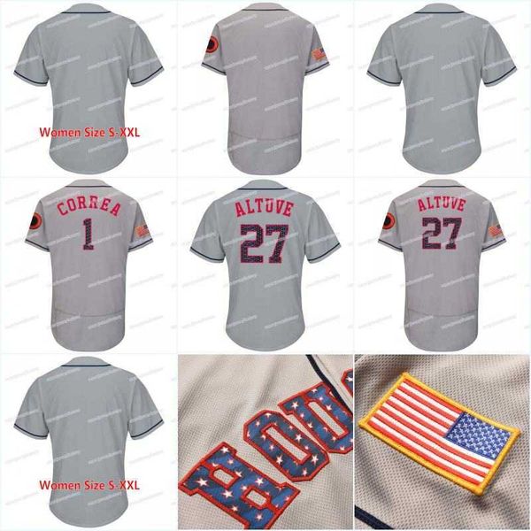 

2018 stars stripes men 45 gerrit cole 27 jose altuve 1 carlos correa 4 george springer 10 yuli gurriel 2 alex bregman baseball jerseys, Black